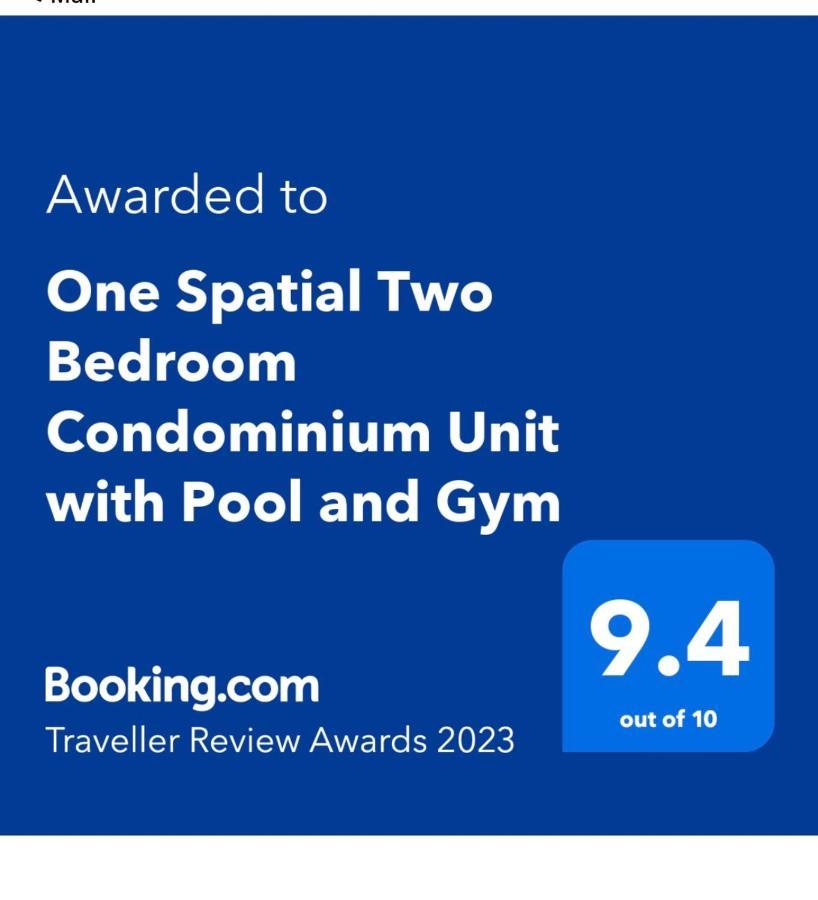 One Spatial Two Bedroom Condominium Unit With Pool And Gym Free Netflix And Wifi Iloilo City Exterior foto